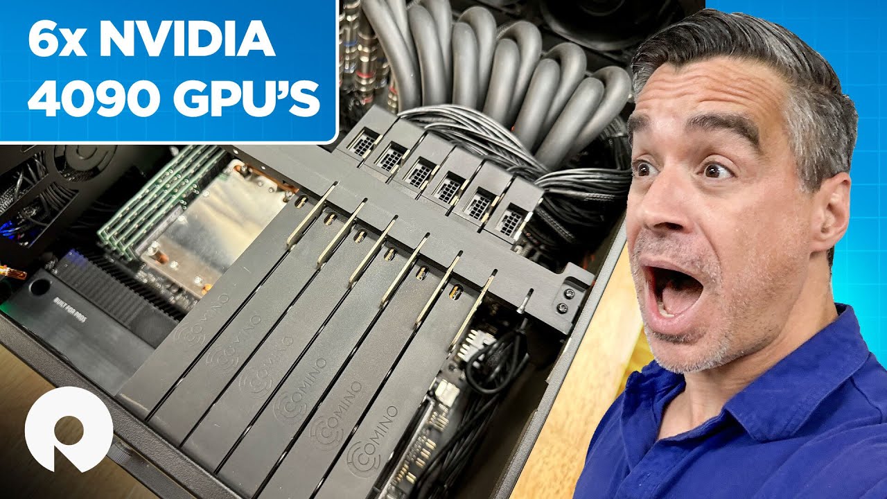 Is six enough? Liquid cooled NVIDIA 4090 GPUs! - YouTube