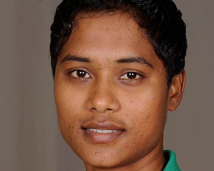 Bangladesh Womens Player Shohely Akhter. - ICC