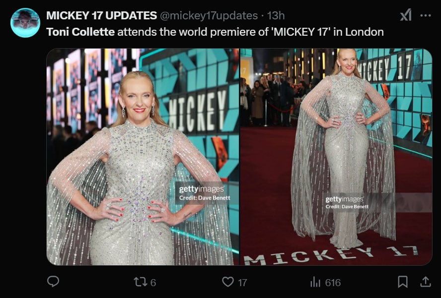 Toni Collette Skinner on Mickey 17 Premiere