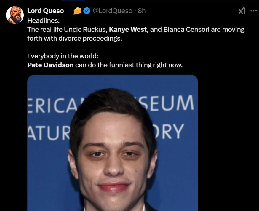 Pete Davidson gets the opportunity in the middle of Kanye West, Bianca Censori Divorce Drama