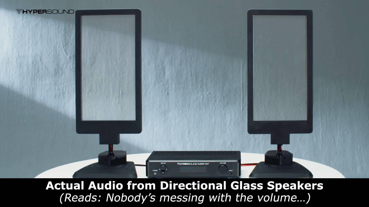 Hypersound Glass - World's First Transparent Directions - YouTube