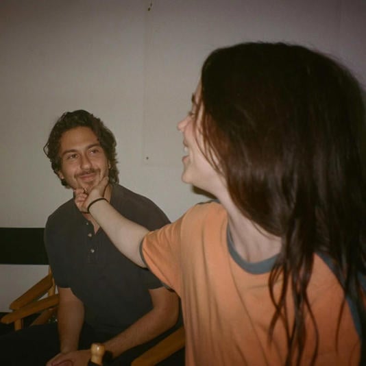 Billie Eilish with Nat Wolff. Photo: @Billieeeilish/Instagram