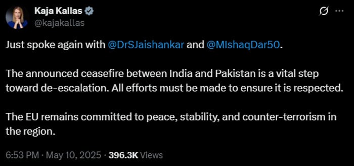 World Leaders offer Pakistan-India ceasefire