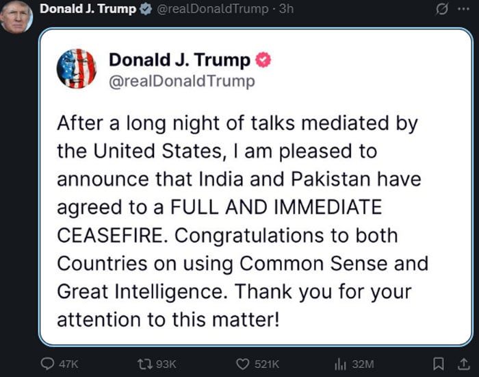 World Leaders offer Pakistan-India ceasefire