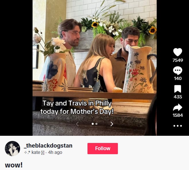 Taylor Swift, Travis Kelce steps out for rare family outing