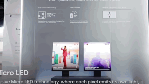 LG Display Zero Bbezel Micro LED -Screens