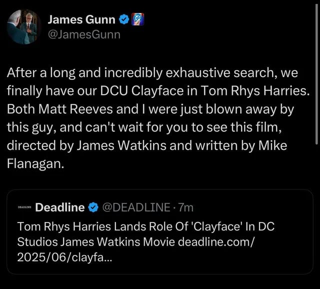 James Gunn is announcing greater update on casting