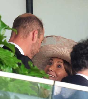 Prince William meets Carole Middleton after Kate leaps over larger event