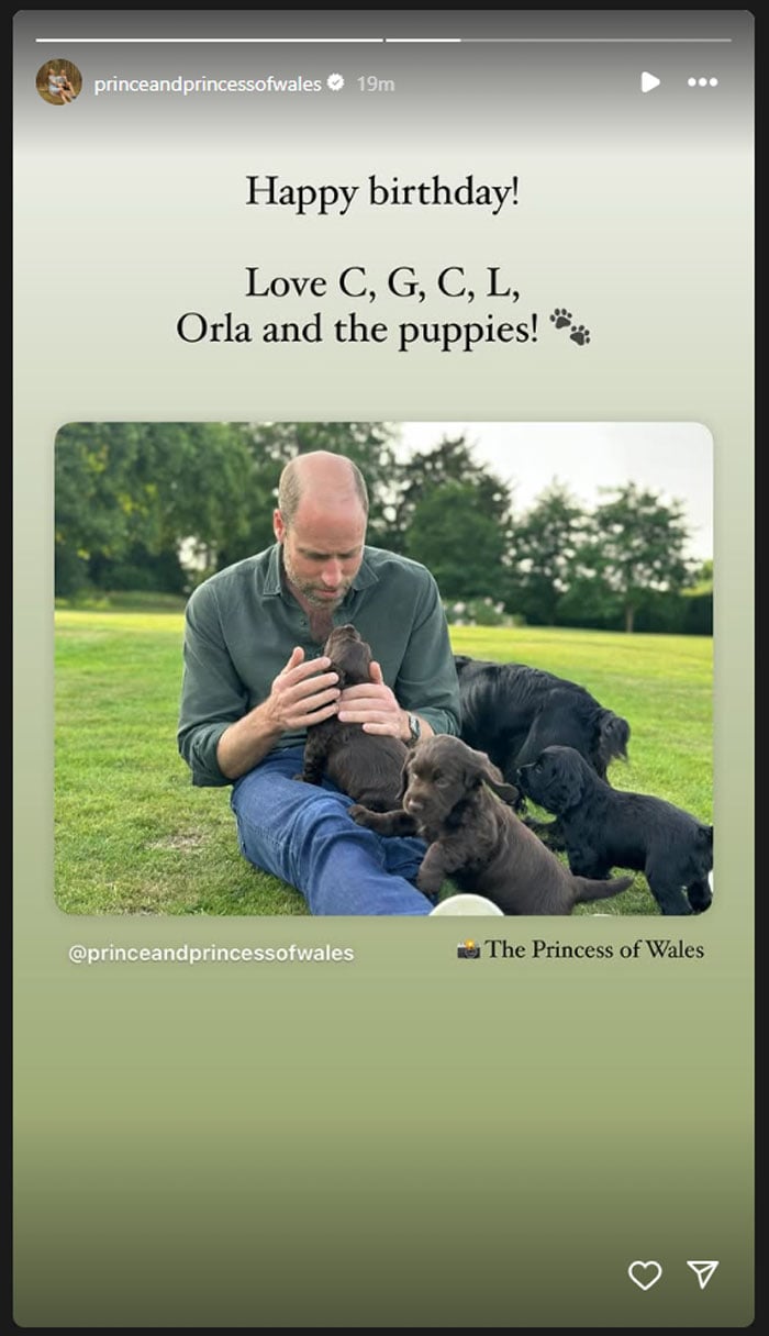 Princess of Wales, Children Celebrate Future Kings Birthday