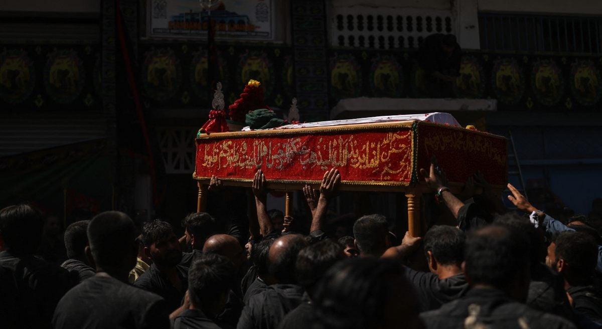 Mourning who lives in Greece participates in a Muharram Procession to mark Ashura, in Piraeus, Greece, July 6, 2025. - Reuters