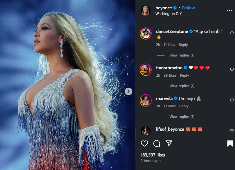 Beyoncé shares eye -catching snaps by cowboy carter