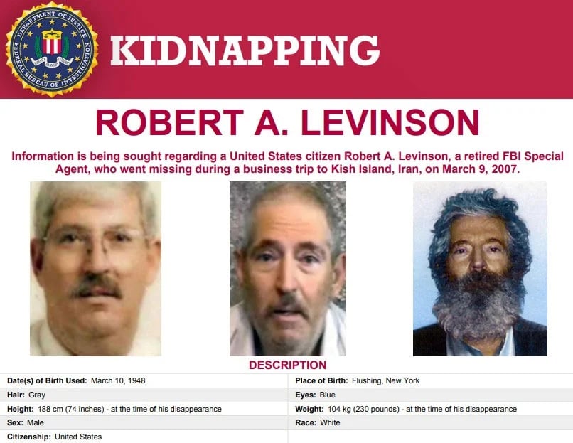 Poster by specialist Robert A Levinson. - FBI