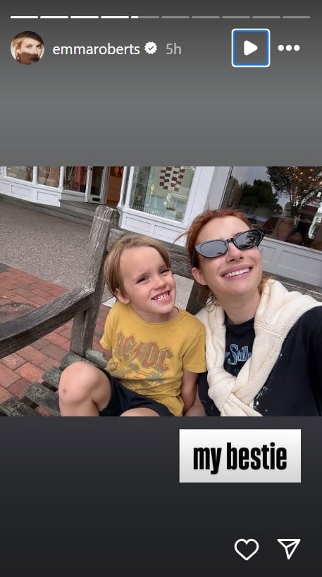 Emma Roberts shares adorable photo with her bestie