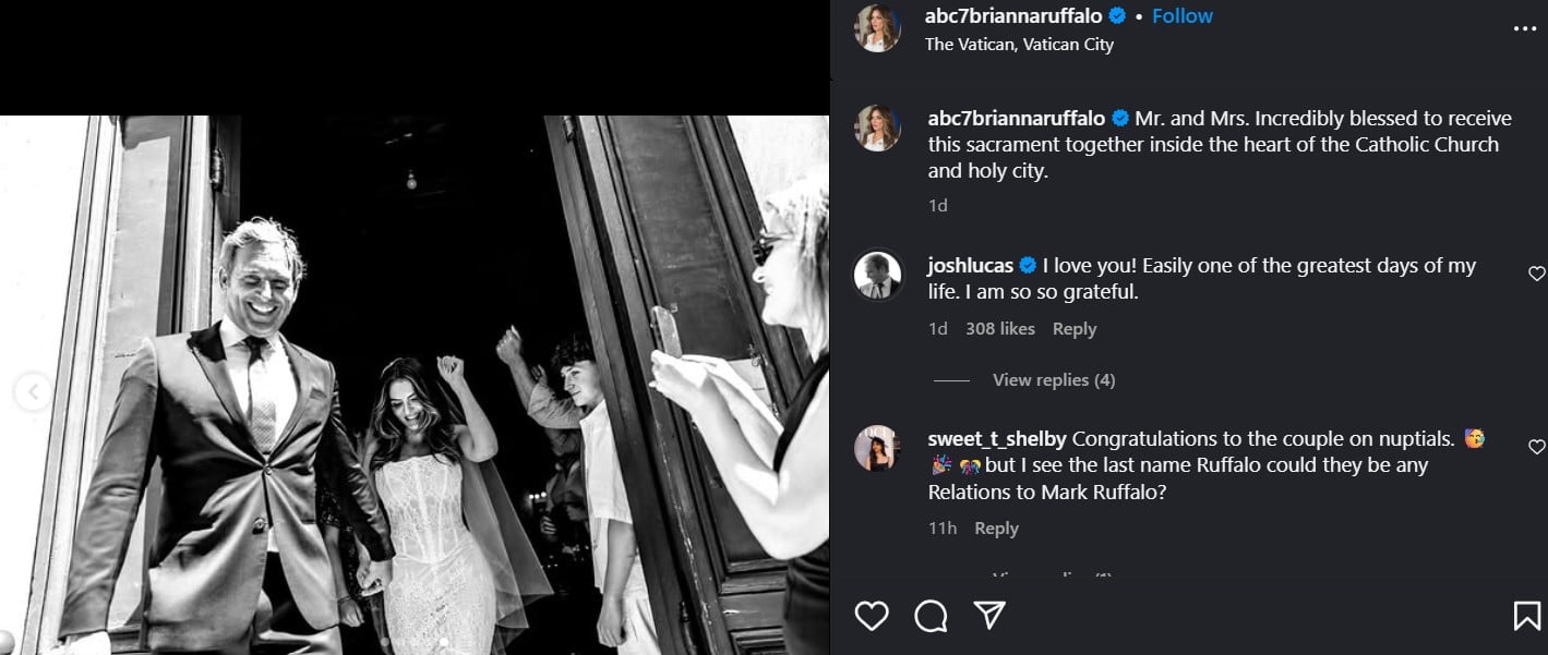 Yellowstone Star Weds Weather Representative in the Vatican's Ceremony