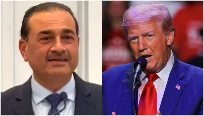 A collage showing Field Marshal Asim Munir (left) and President Donald Trump. - Ispr/Reuters/File