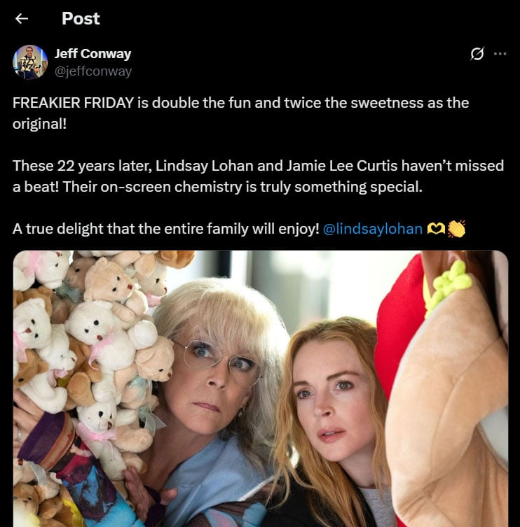 Critics will be honest about Freakier Friday