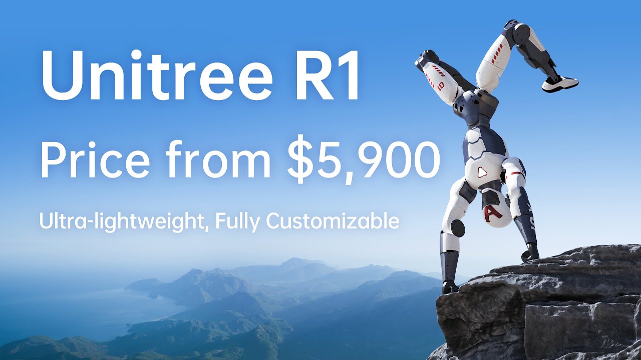 Unitree introduces | Unitree R1 Intelligent Accompanying Price from $ 5900 - YouTube