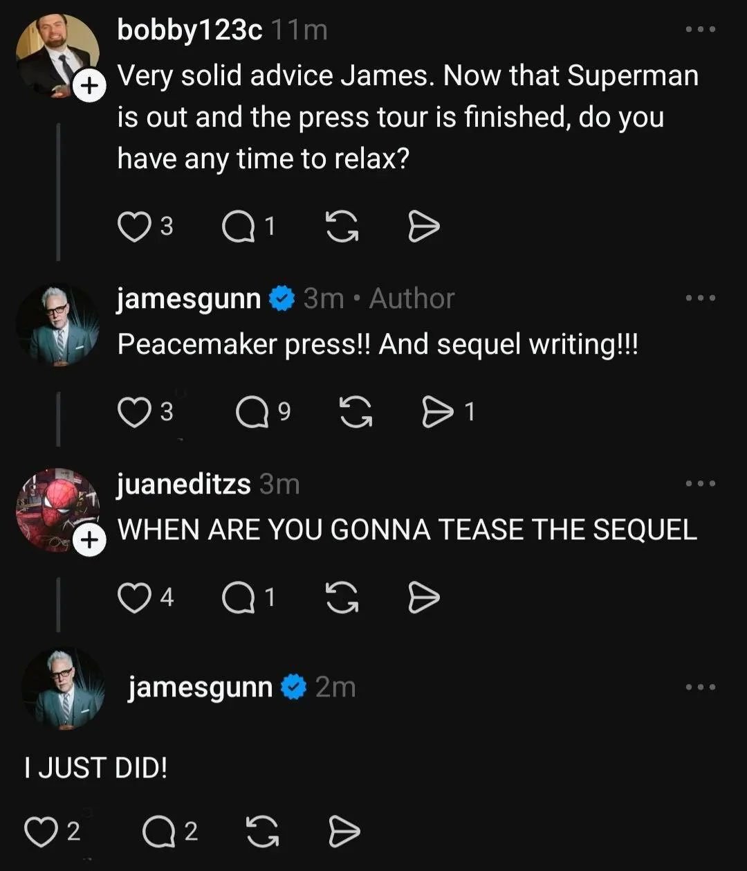 DC chef teases Superman -Sefer?