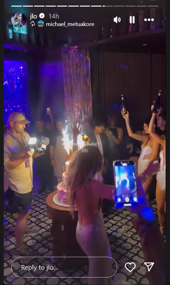 Photo: Jennifer Lopez has the time for his life in 56 -year's birthday party