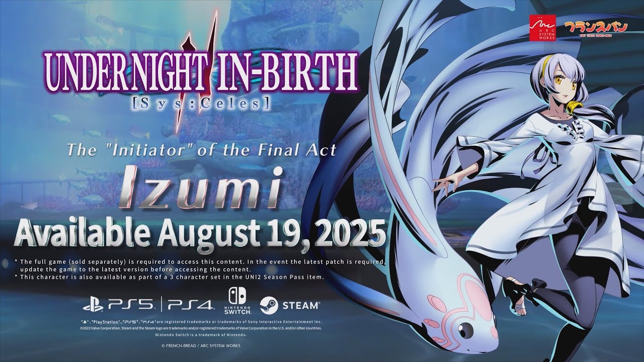 [UNI2]Izumi Reveal Trailer - During Night Inf -Firth II SYS: CELES - YouTube
