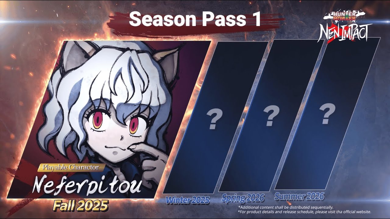 Hunterxhunter Nenximpact - Seasonal Pass Trailer - YouTube