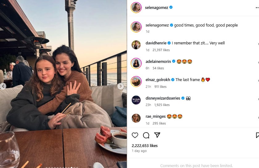 Selena Gomez bonds with mini-mig sister gracie