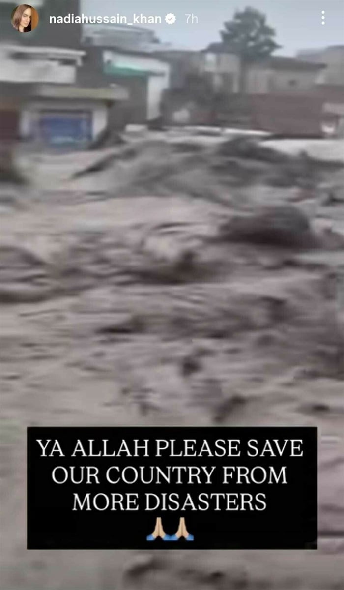 Celebrities, cricketers mourning the destruction of flooding in northern Pakistan