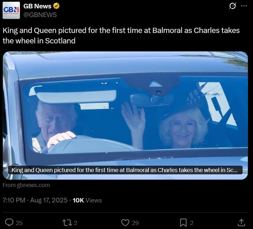 King Charles and Queen Camilla discovered during the summer holidays