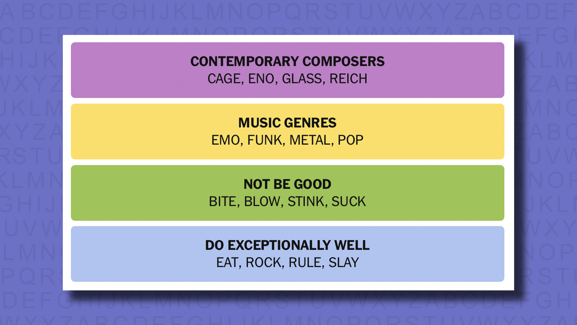 New -Connections Reply to Games 811 on a purple background