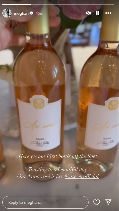 Meghan Markle breaks Instagram -hiatus with new rosé -Vin
