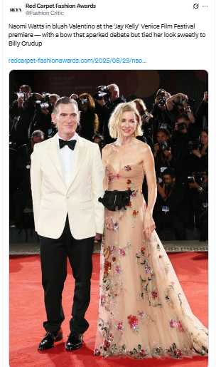 Naomi Watts Sparks Confusion Over Red Carpet at Venice Film Festival