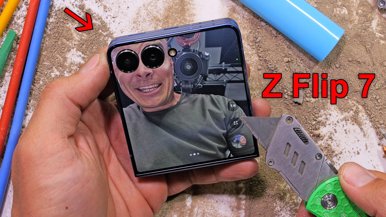 Samsung Z Flip 7 Durability Test --- revenge of the fallen - YouTube