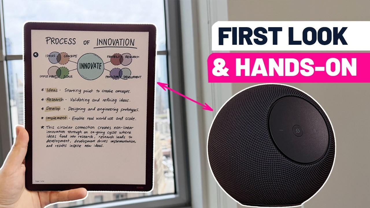 Hands-on with the new Echo Dots & Kindle Scribe Colorsoft! - YouTube