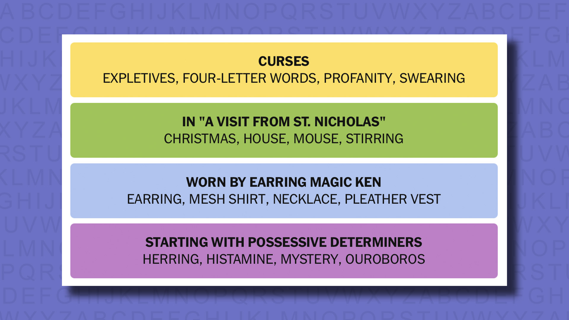 New -Connections Reply to Games 814 on a purple background