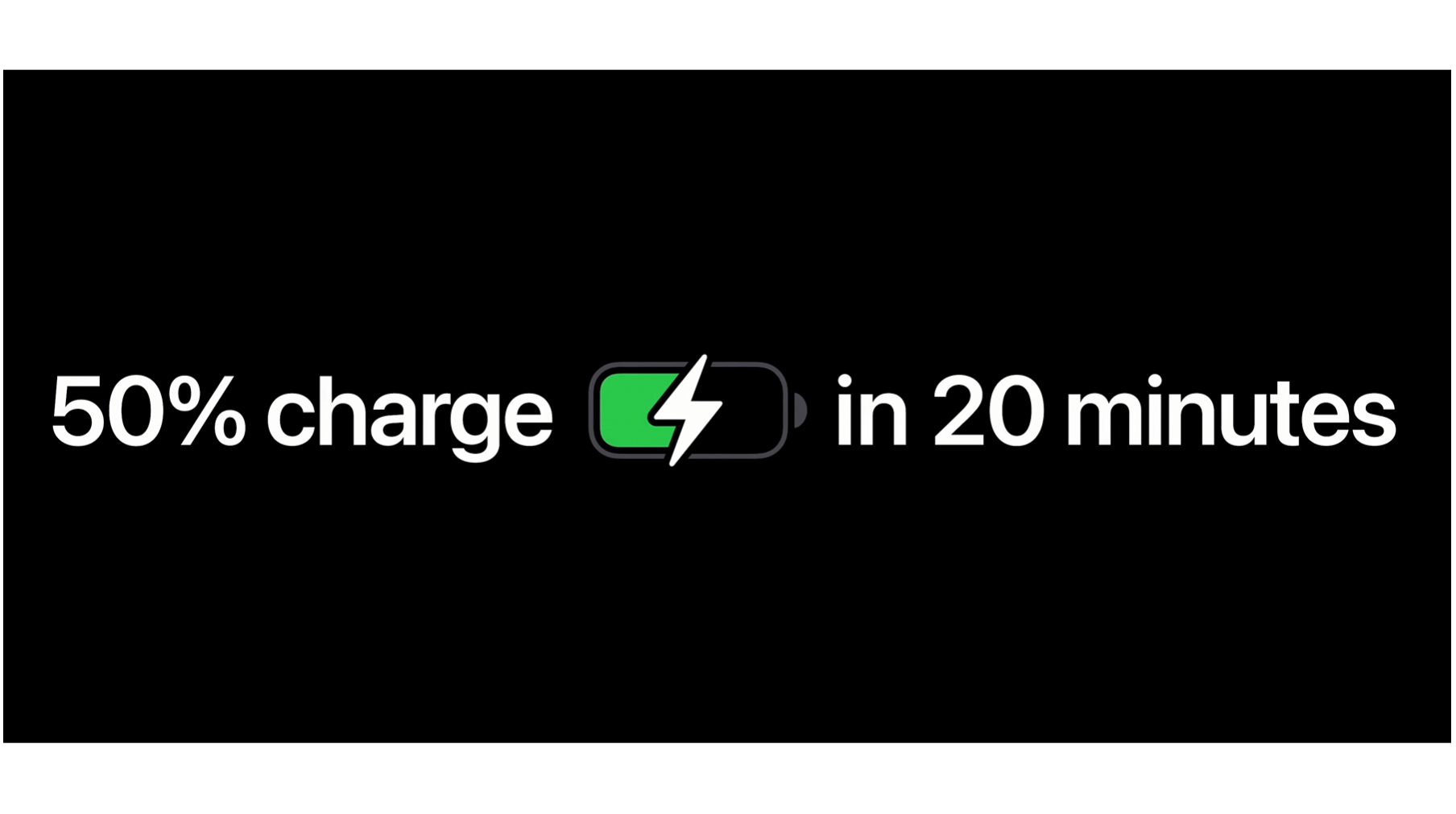 Screenshot from Apple's September 2025 event