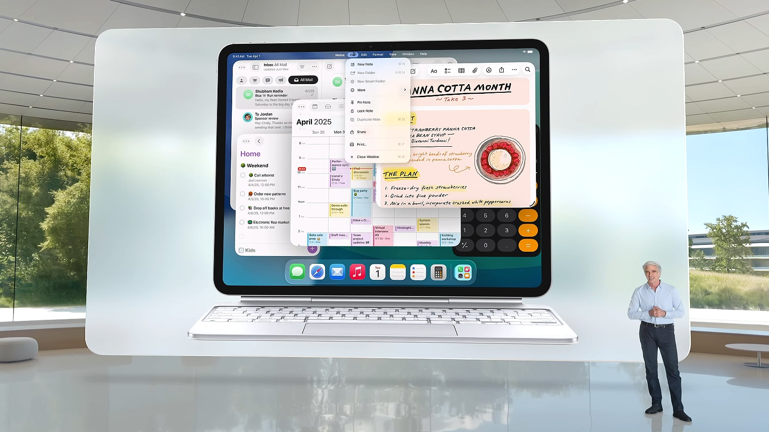 iPados 26 was introduced to Apple's Worldwide Developers Conference (WWDC) in June 2025.