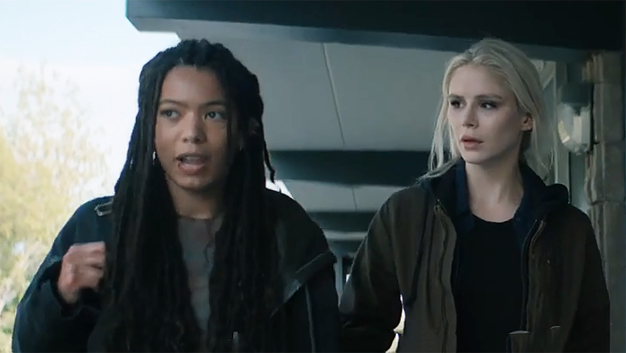 Marie Walking and Talking as Starlight Walks and Looking at Marie in Gen V Season 2 Section 1