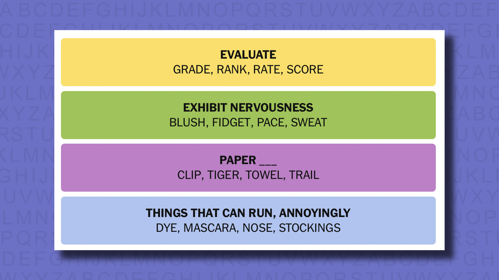 New -Connections Reply to Games 831 on a purple background