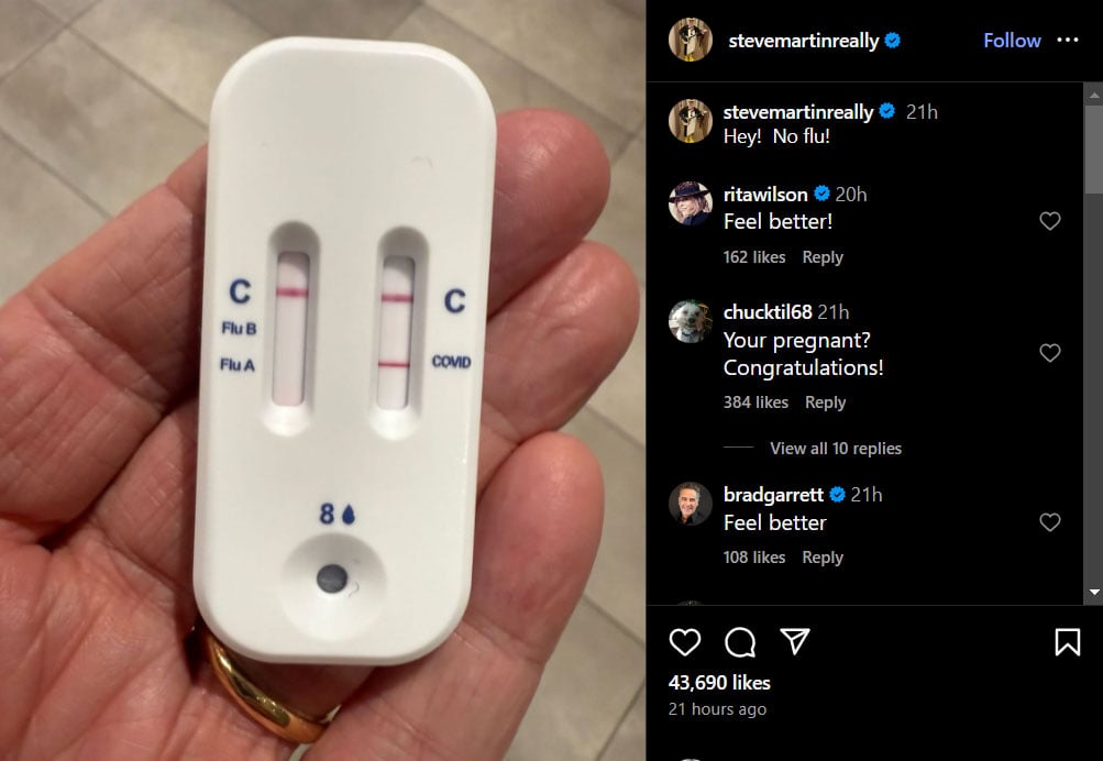 Steve Martin shares shocking health update