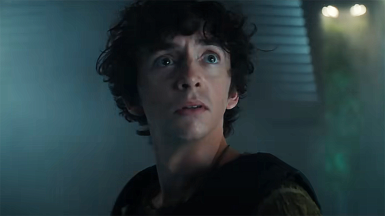 Boy cavalier looks worried as he stare at some off camera in Alien: Earth Season 1 Section 8