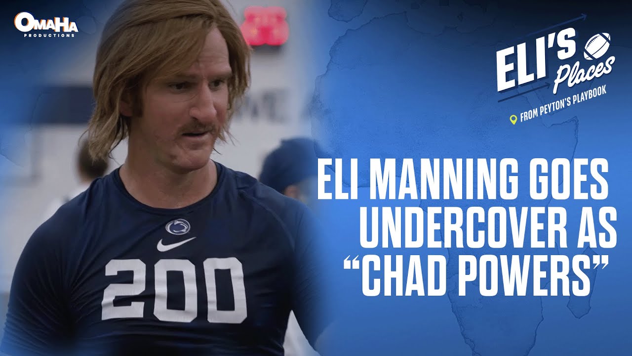 Eli Manning goes undercover in Penn State Walk-on Tryouts AS 