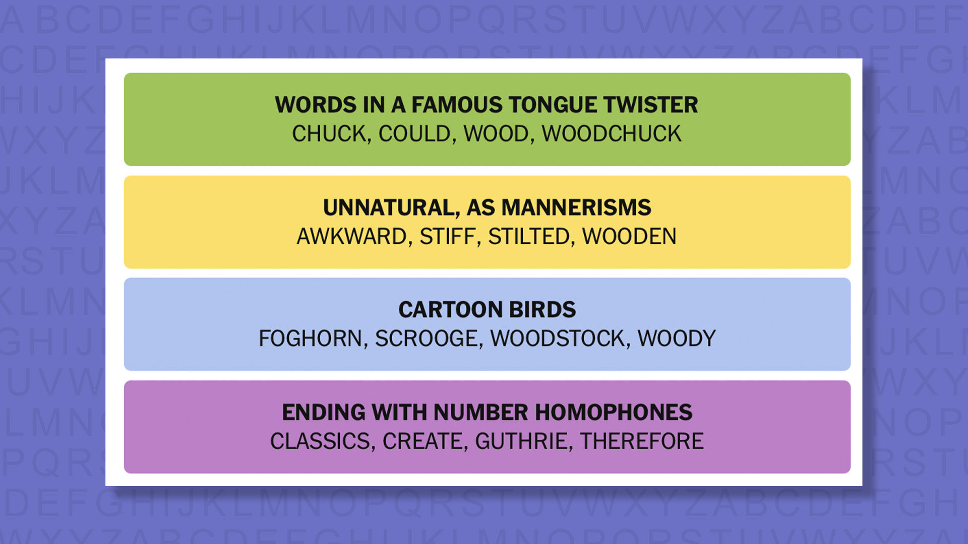 New -Connections Reply to Games 842 on a purple background