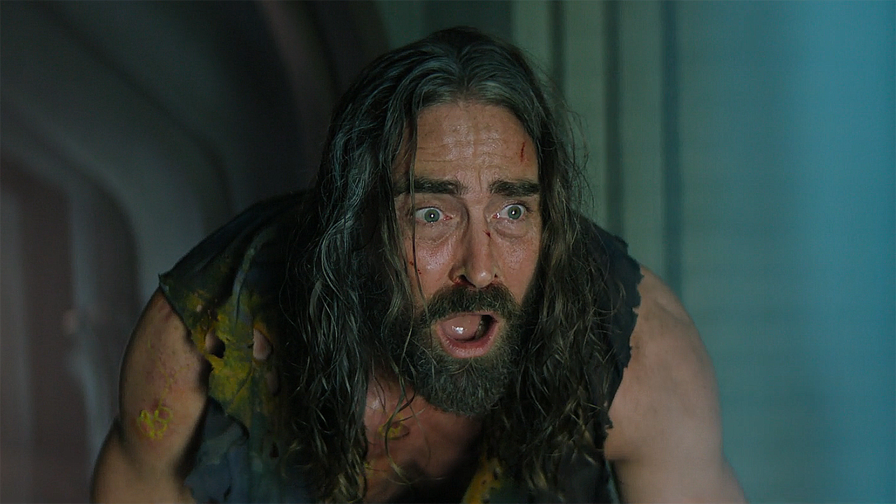 Brother Day looks shocked out of mouth open in Foundation season 3 section 10