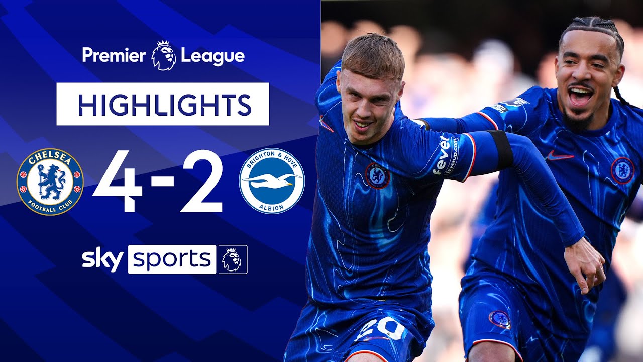 Cole Palmer makes history with four goals in the first half! | Chelsea 4-2 Brighton | Epl Highlights - YouTube