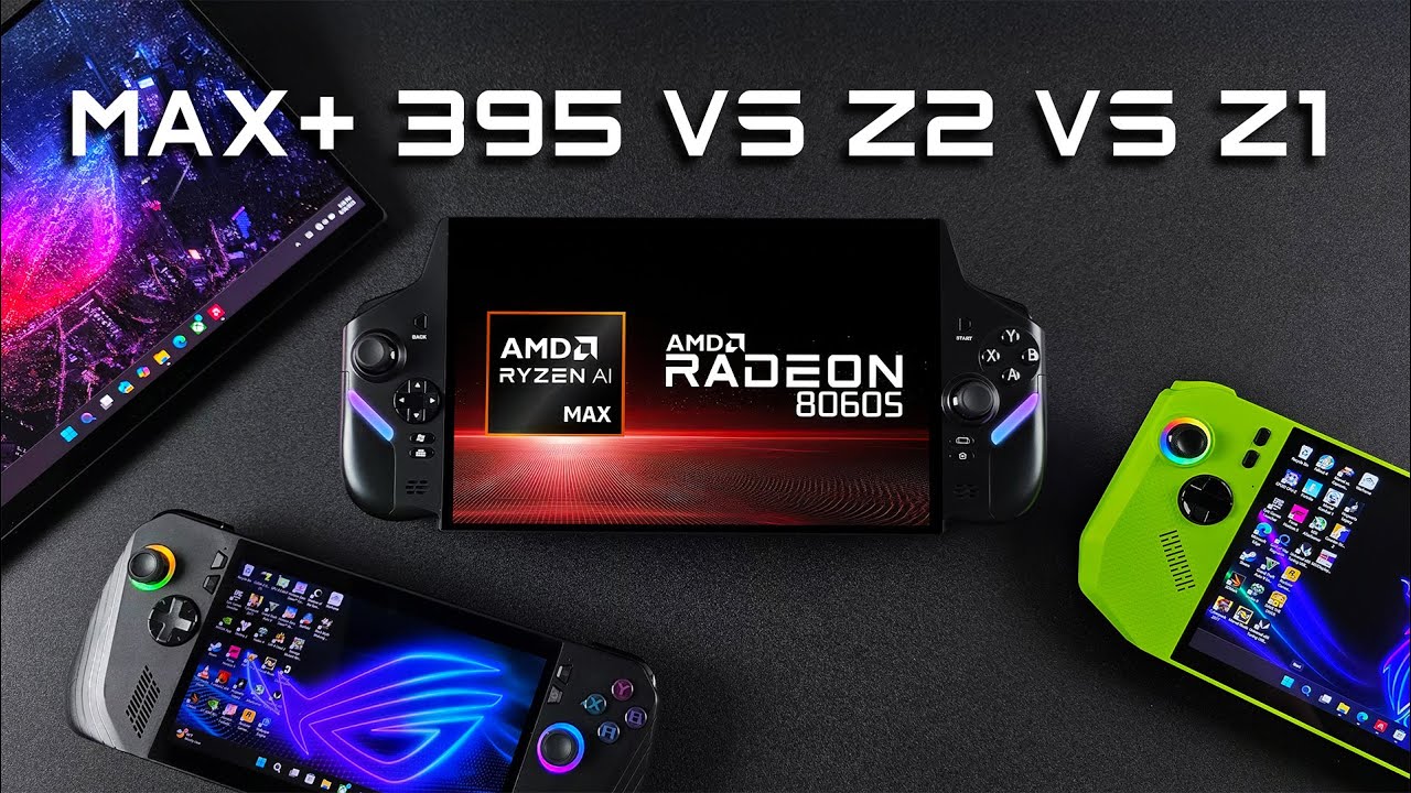 Ryzen Max+ 395 Handhelds Coming! 25W vs z1 & z2 extreme - YouTube