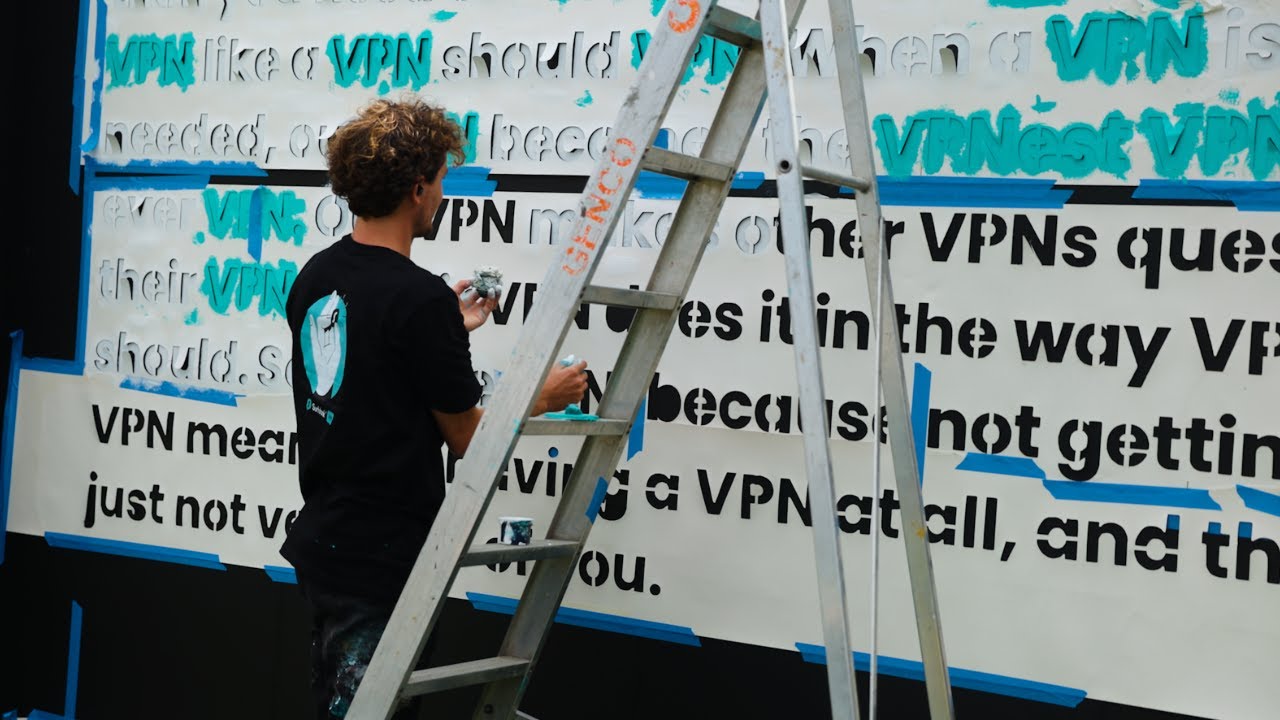 We painted the world's most ridiculous VPN -Nonce - YouTube