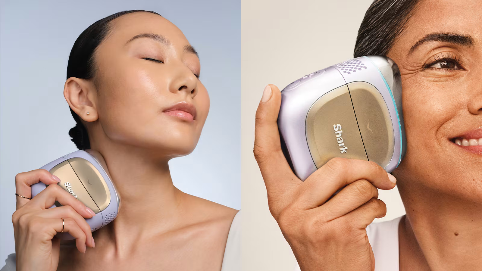 Two women who use HAJ DEFUFFI on their faces