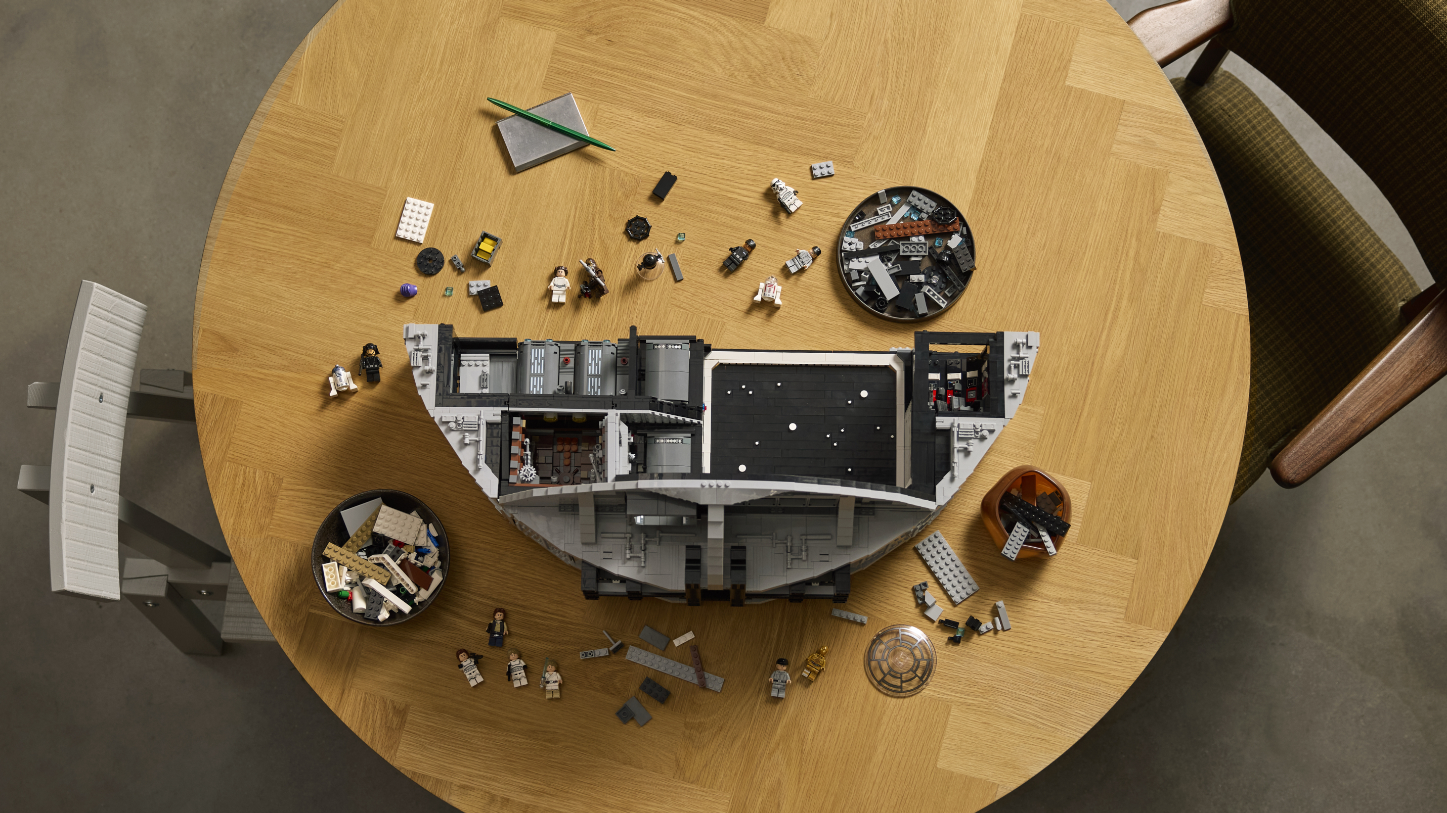 LEGO UCS Death Star Top Down