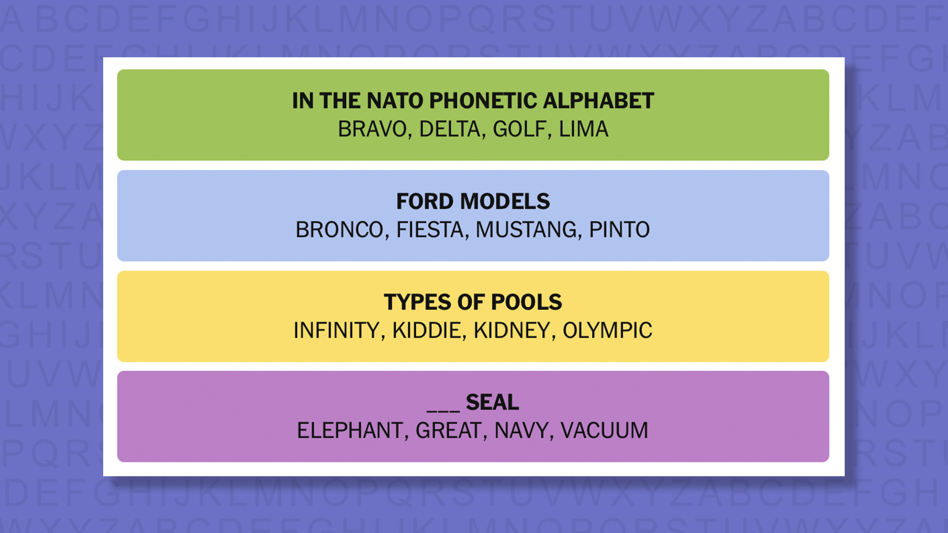 New -Connections Reply to Games 857 on a purple background