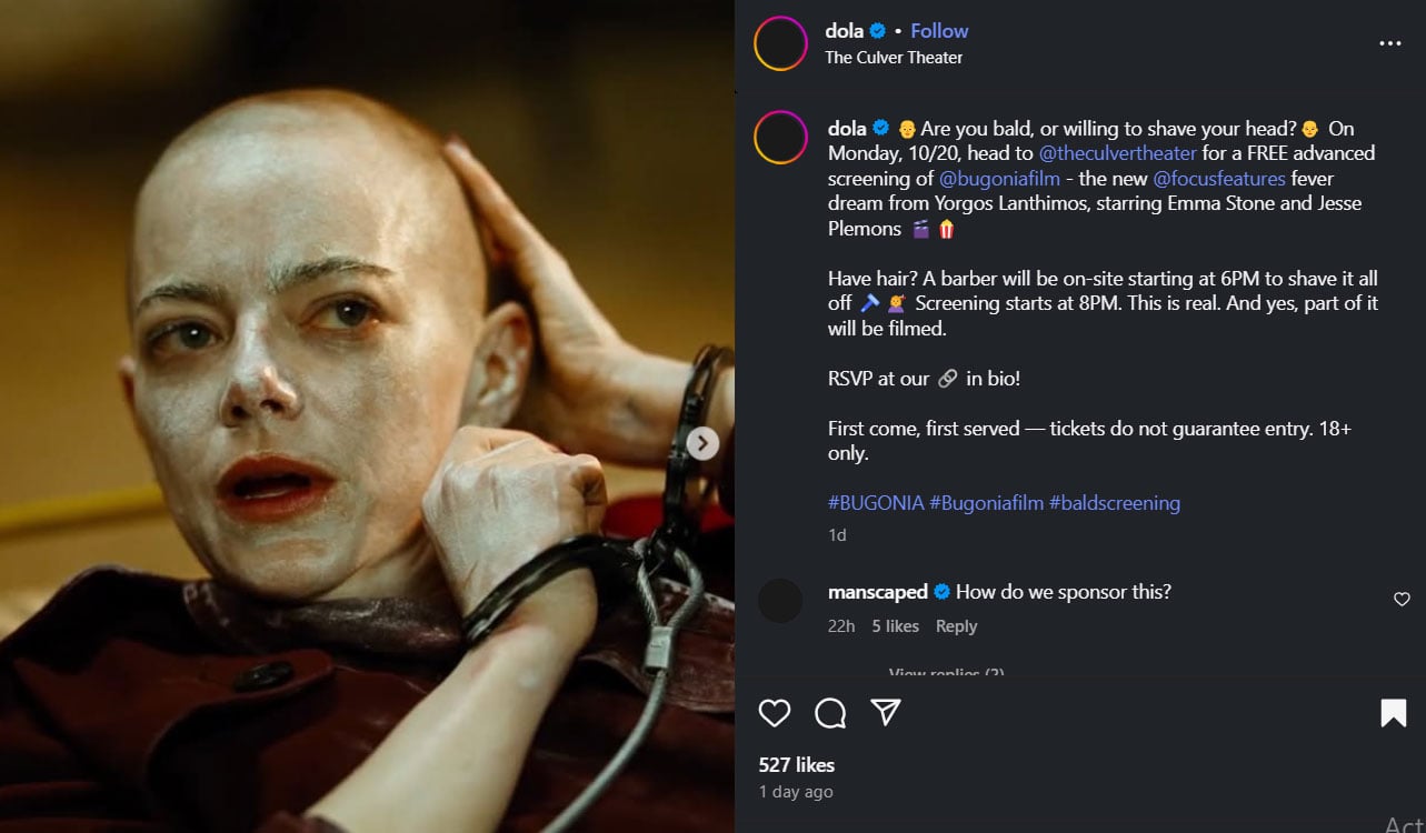 Emma Stone's new film sets the condition to watch for free